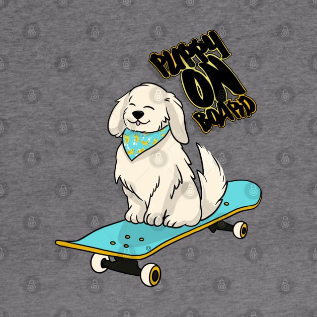 Puppy on board by X-TrashPanda